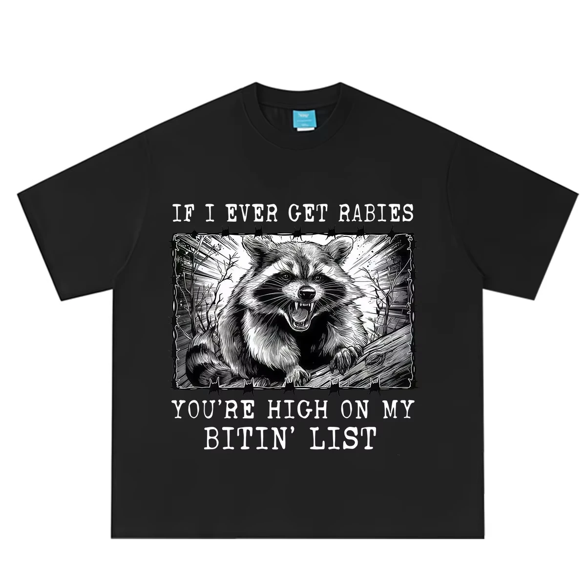The Answer Is Still No Funny Black Cat Tarot Meme T-shirt Men Women Comfort Cotton Fashion T-shirt Loose Casual T-shirts Tops