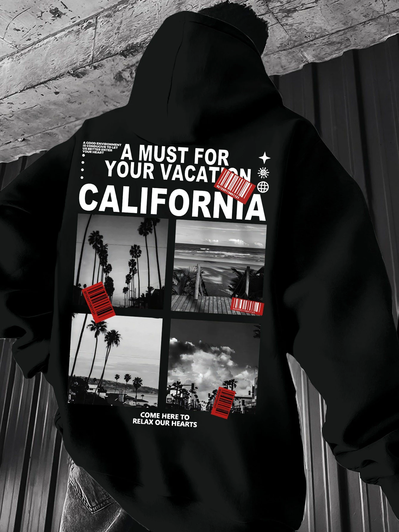Winter 2026 New Sale Letter Printed Hoodie Couple Hoodie Graphic Printing High-end Luxury Unisex Style