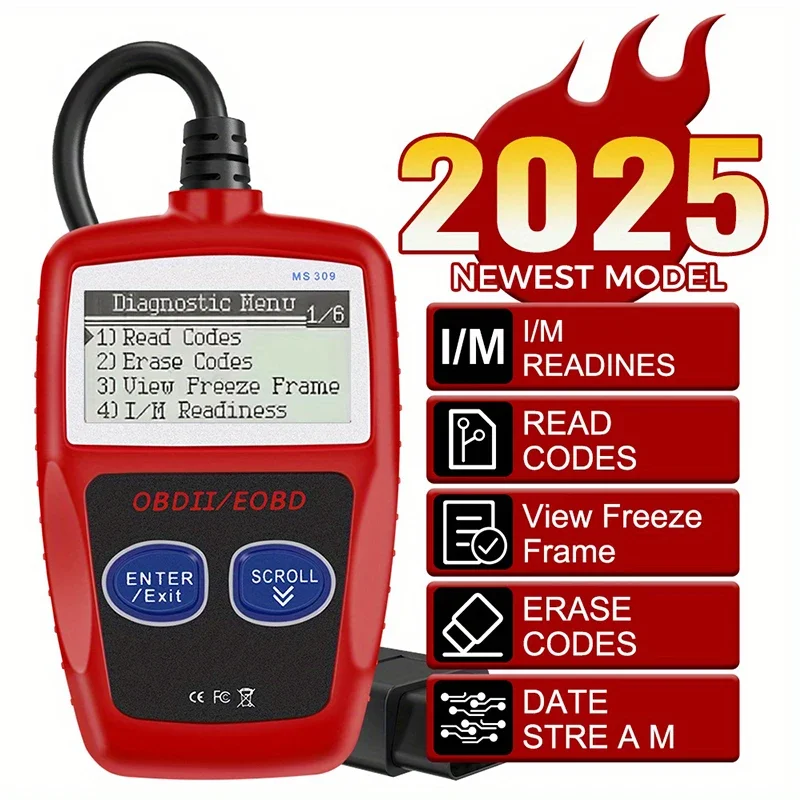 

1 шт. инструмент для диагностики неисправностей автомобиля Obd2, четкие коды неисправностей, диагностические сканирующие инструменты, универсальная версия