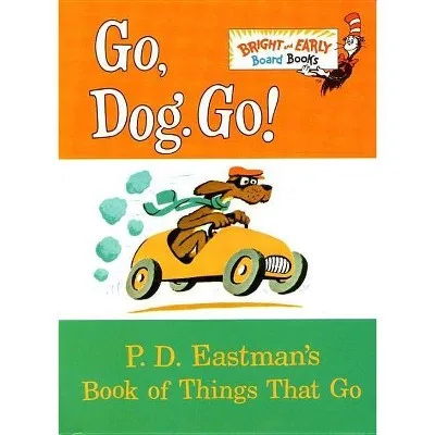 Libro ilustrado y de tapas duras para niños, Go, Dog Go! El libro de las cosas que se mueven de P. D. Eastman (Ideal para la hora de la lectura y lectores jóvenes)