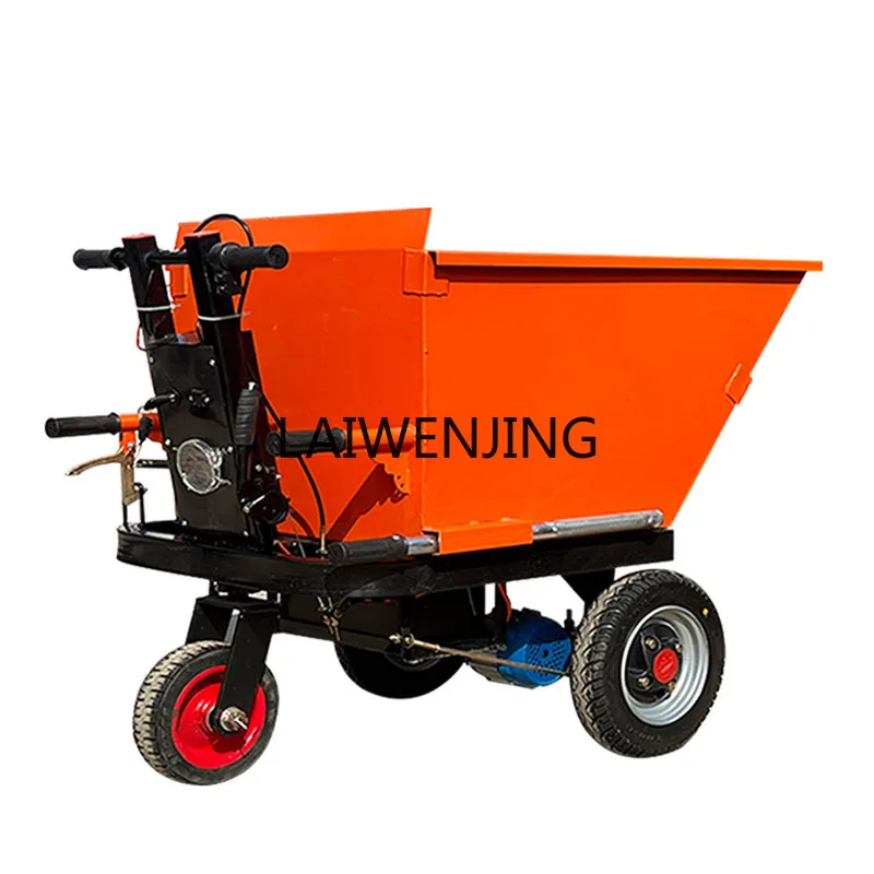 LYN construction site electric trolley handling manure loading truck