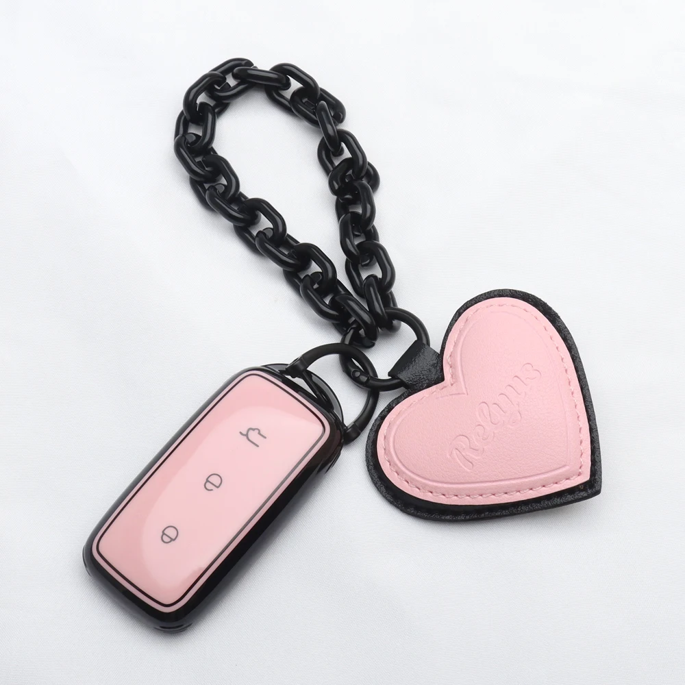 Premium TPU Car Smart Key Case Cover for Geely EX5 EMi Galaxy E5 Coolray Emgrand Starray Protector Shell Car Accessories
