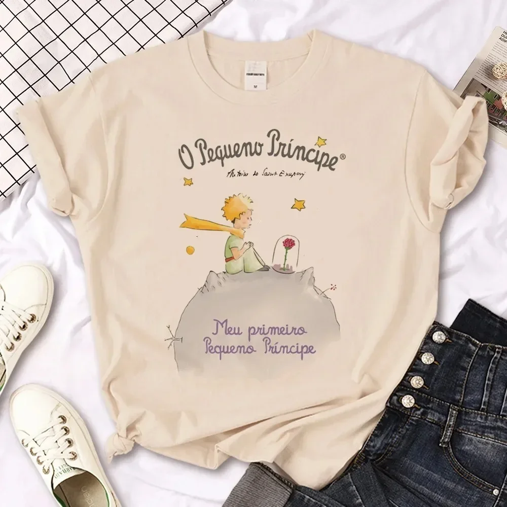 T-shirt Harajuku du Petit Prince pour femme, vêtement pour fille, années 2000