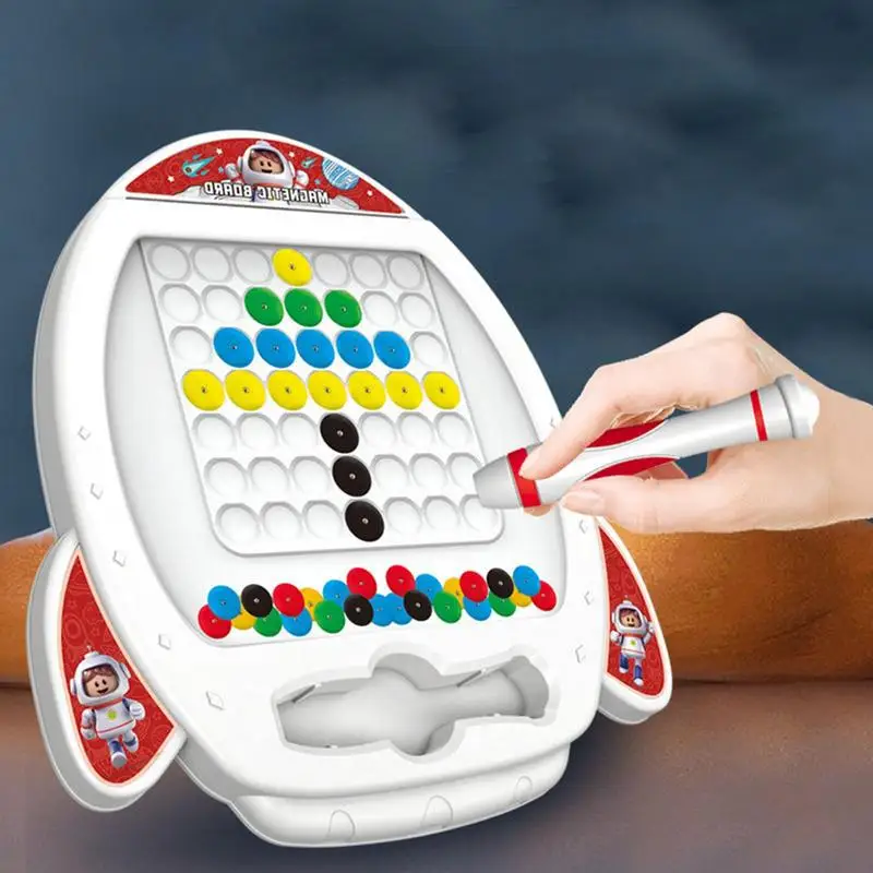 Planche magnétique colorée pour enfants, planche à dessin magnétique, jouets d'apprentissage et d'éducation, gribouillage pour tout-petits, pour la peinture