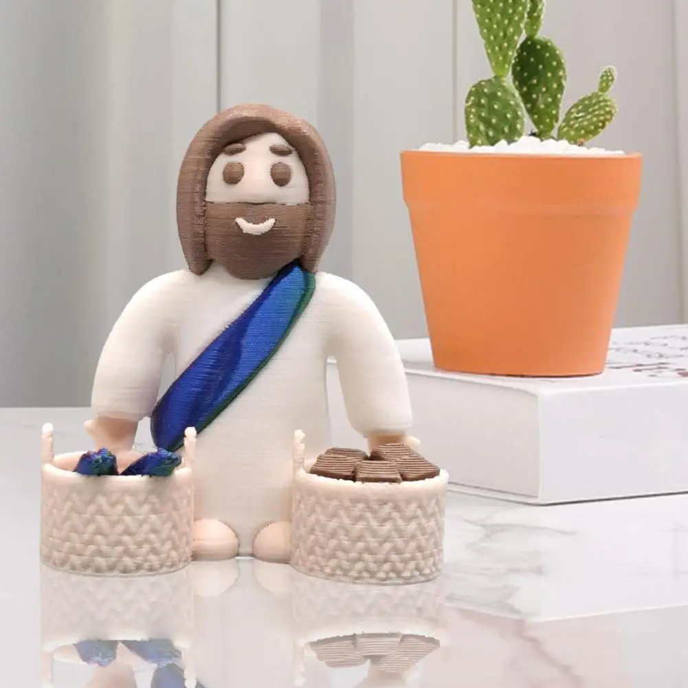 Pocket-sized Jesus Statues Inspirational Jesus Figurines Set of Mini Jesus Figurines Adorable Easter for Home for Easter