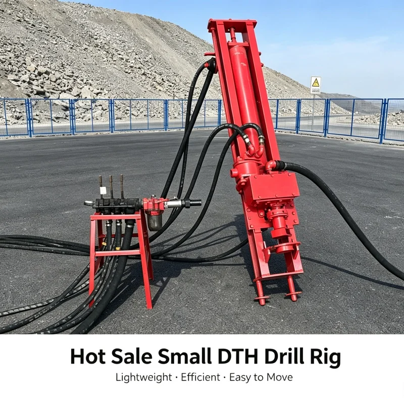 Customized Open Pit Mine Blasting DTH Drilling Rig, Small Rock Drilling Rig, Quarry Blasthole Drilling Equipment