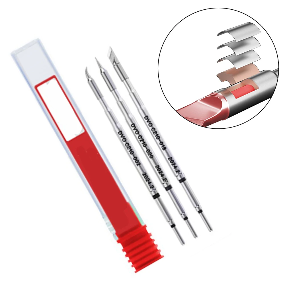 C210 Soldering Iron Tip Stainless Steel Heating Core For For JBC T210 For Smart Constant Temperature Station Welding Repair Tool