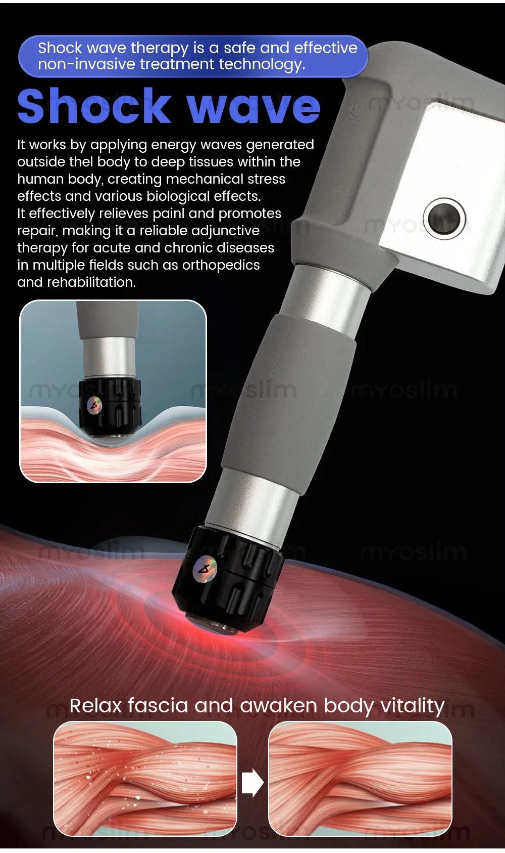 Tragbares Professionelles Physio-Magneto PEMF Magnetotherapie-Gerät - Neueste Schmerzlinderung und Therapie für Sportverletzungen in der Physiotherapie – Detail 10