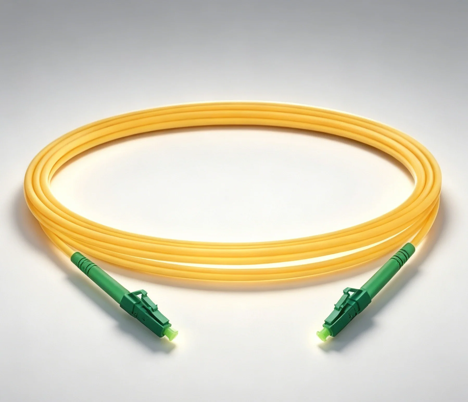 Simplex OS2 Single Mode LC APC to LC APC LSZH 2.0mm Fiber Optic Cable