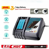 Makita original DC18RC lithium-ion battery 3A charger, for 18V 14.4V Makita BL1860 BL1850, BL1840, BL1830,electric tool chargers