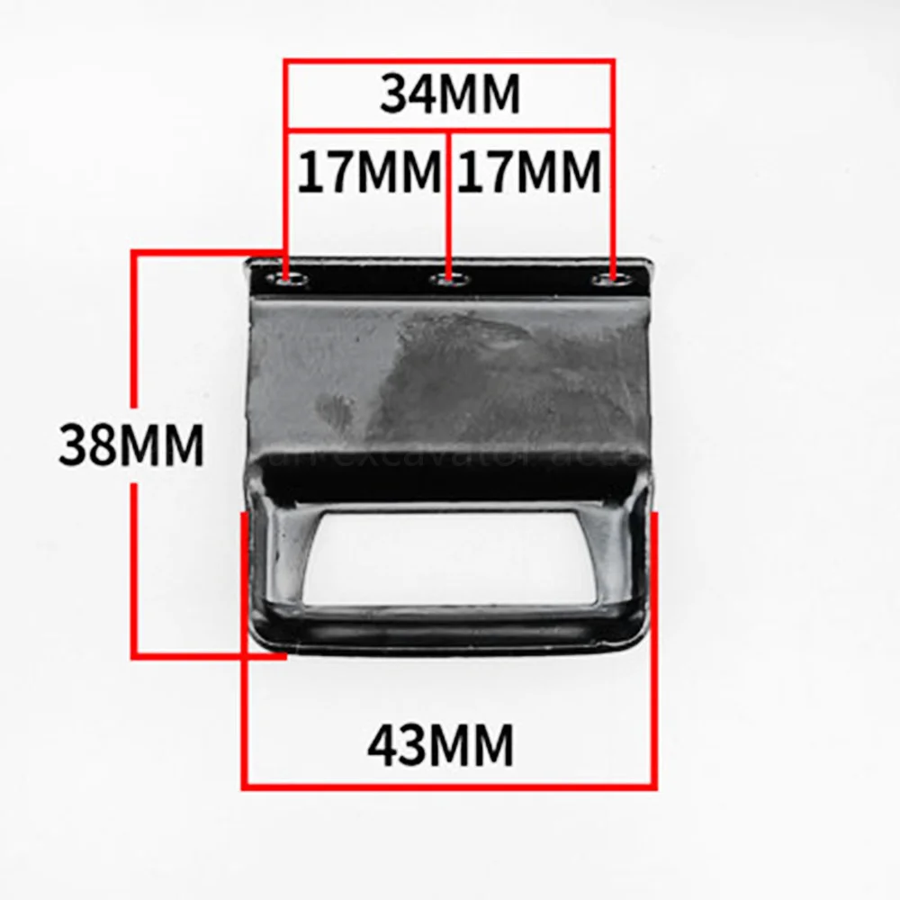 Hebilla de Vidrio para Excavadora Kobelco Hitachi Komatsu Liugong XCMG Sany Kato Kubota Sumitomo, Hebilla de Puerta y Ventana de 4cm