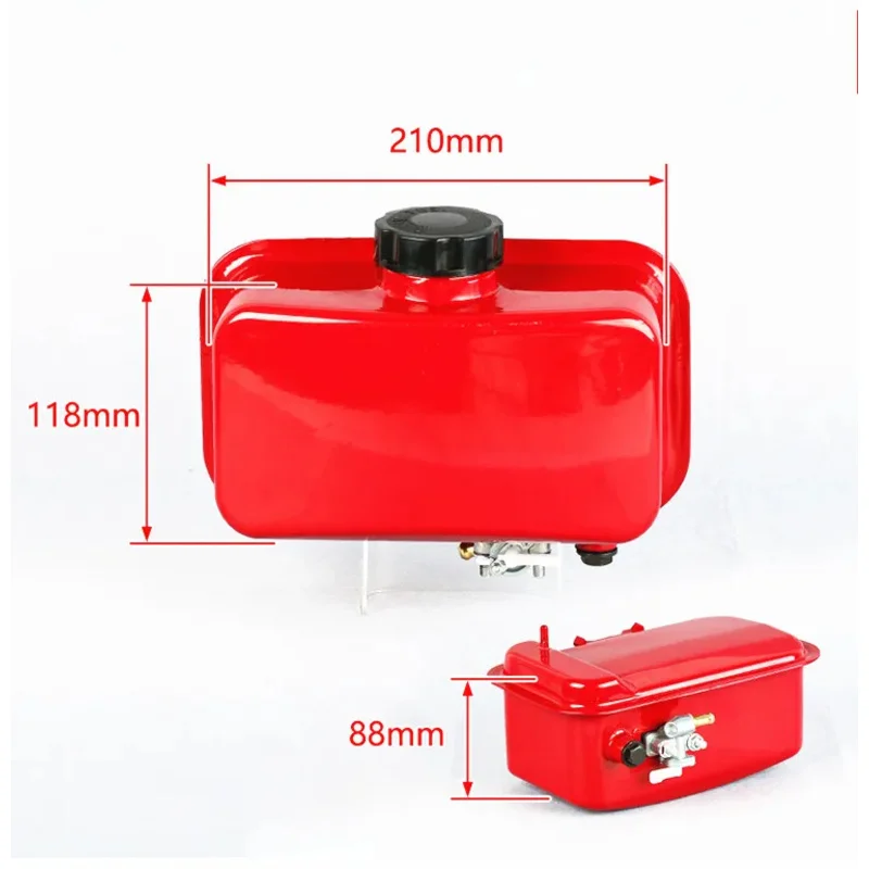 

L40 Fuel tank assembly 2.3L FOR Yanmar L40 L48 & more 2KW 3KW 211CC 247CC diesels tank w/ cap & valve cock tap complete