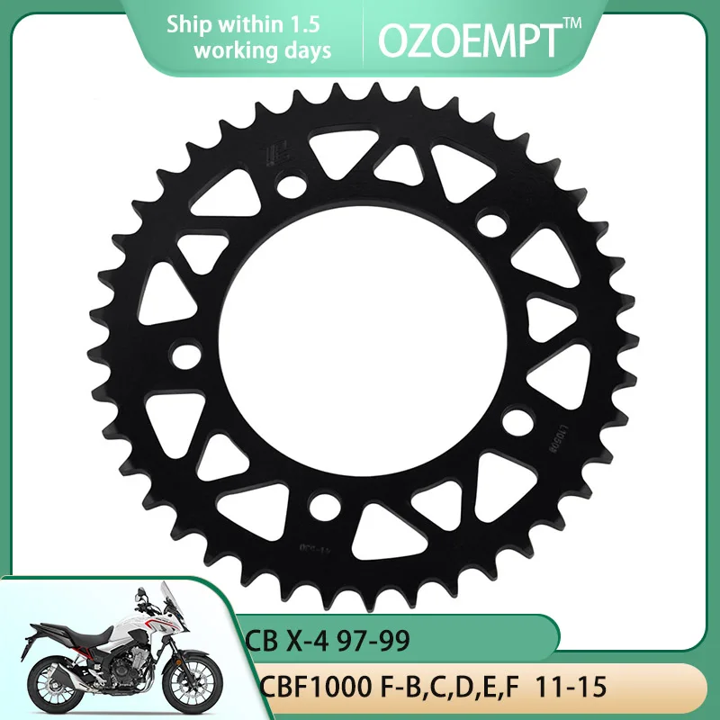 OZOEMPT 530-41T Motorcycle Rear Sprocket Apply to CBF1000 F-B,C,D,E,F  11-15   CBF1000 F-  16   CB X-4  97-99