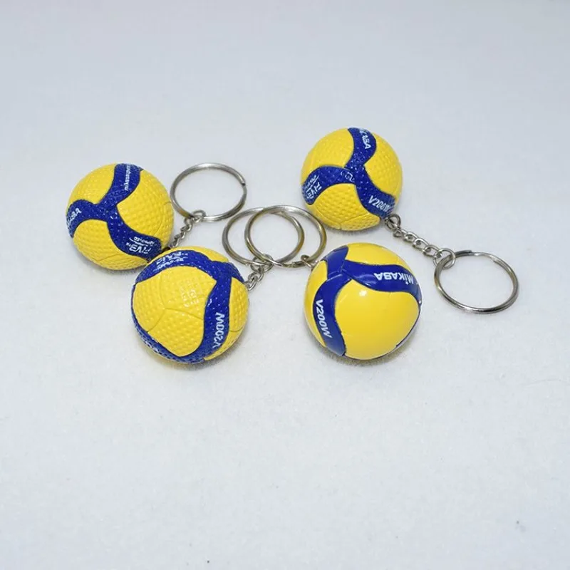 MIKASA Volleyball Keychain 3.8CM Hard PVC Pendant Competition Prize Business Gift Personalized Volleyball Pendant