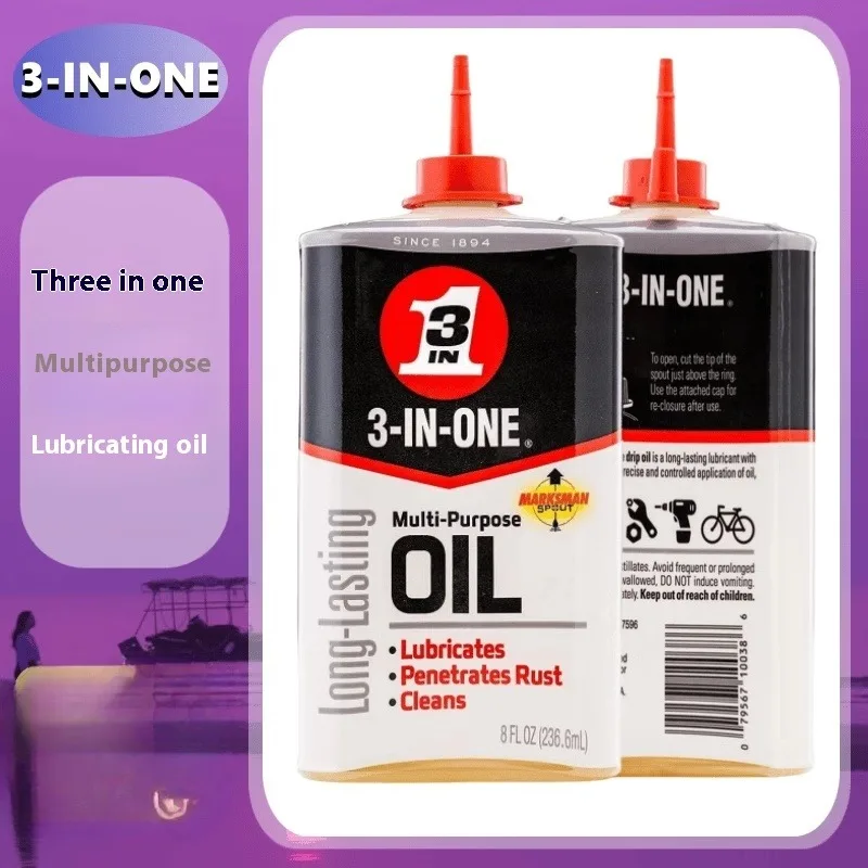 

3-IN-ONE Multi-Purpose Oil 3-in-1 Clean Anti-Rust Car Metal Tool Lubricant