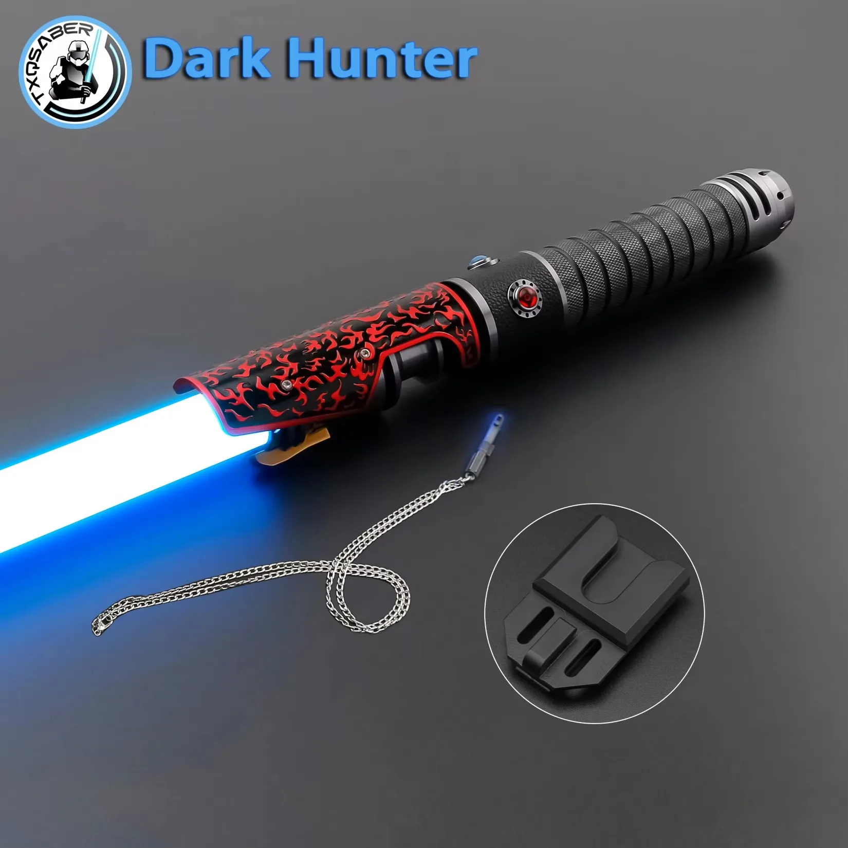 TXQSTUDIO Relic Hunter V2 RGB Heavy Dueling Neopixel Lightsaber Metal Hilt For Dueling Sword Smooth Swing For Adult Cosplay