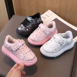 Autumn Kids Girls Shoes 2024 New Children Sneakers Girls Fashion Princess Casual Sport Shoes Student Shoes Teen Shoes