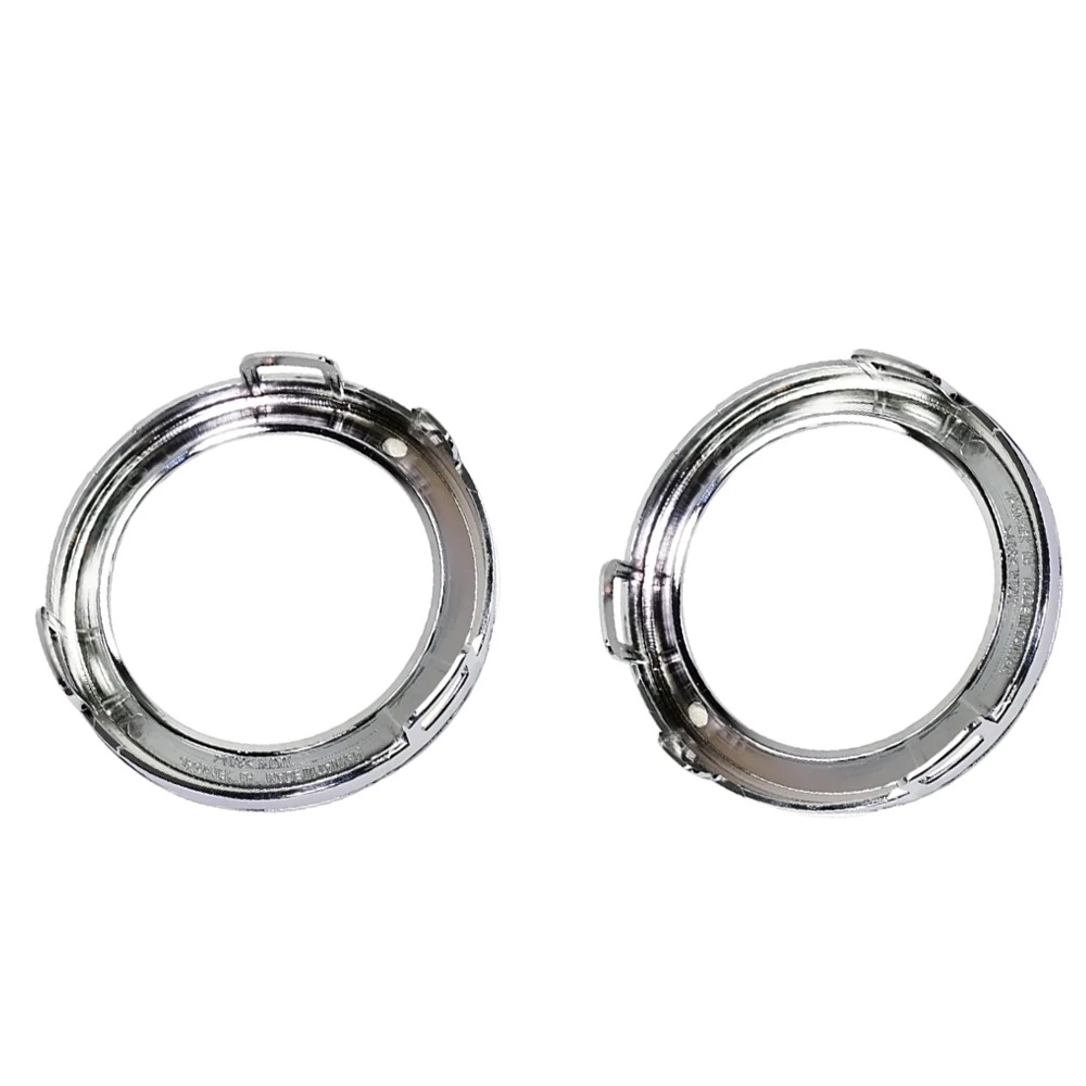 2Pcs Chrome Front Fog Light Lamp Trim Ring Cover Left & Right For Jeep Renegade Sport 2019 2020 2021 6VN96SZ0AA 6VM61SZ0AA