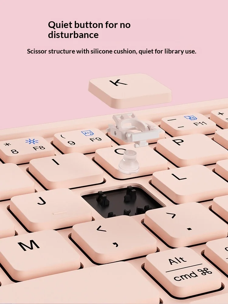 Foldable Bluetooth Keyboard Mouse Combo Mini Portable Silent Wireless Kit For iPad Laptop Tablet Office Travel Mini Kit