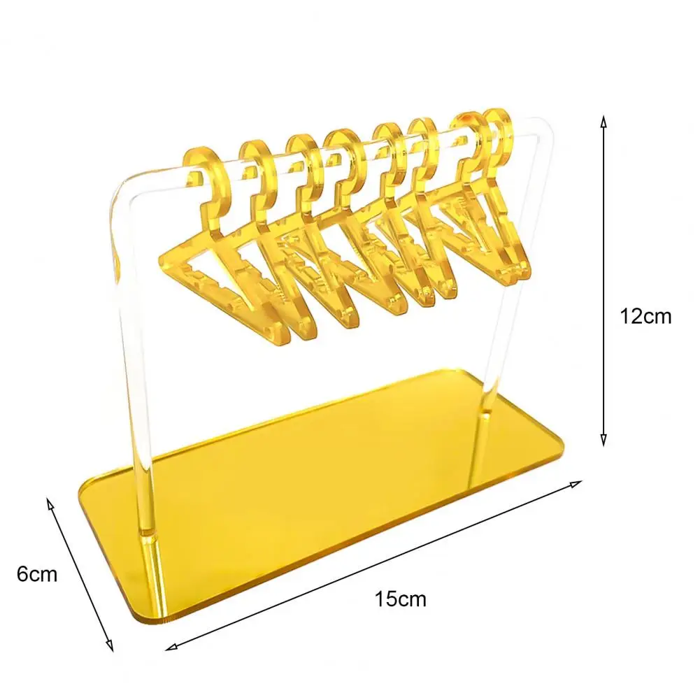 1 Set Ear Studs Display Rack Convenient Keep Organised Earring Hanging Rack Sturdy Earring Display Stand Bedroom Supply