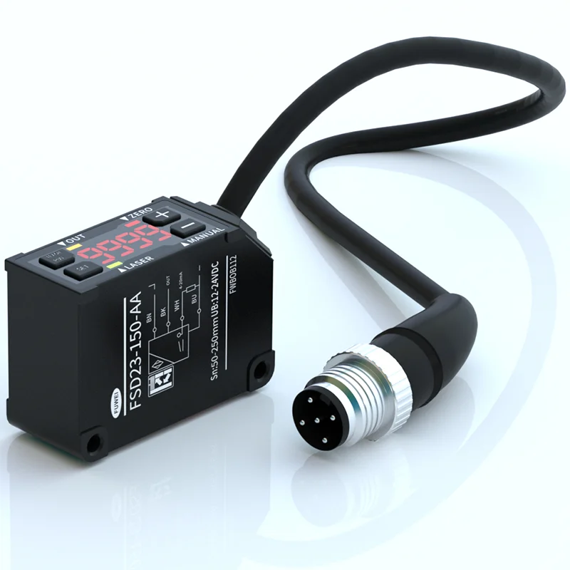 

FSD23-150-RS485 LED Digital Screen High Precision Laser Displacement Measurement Sensor