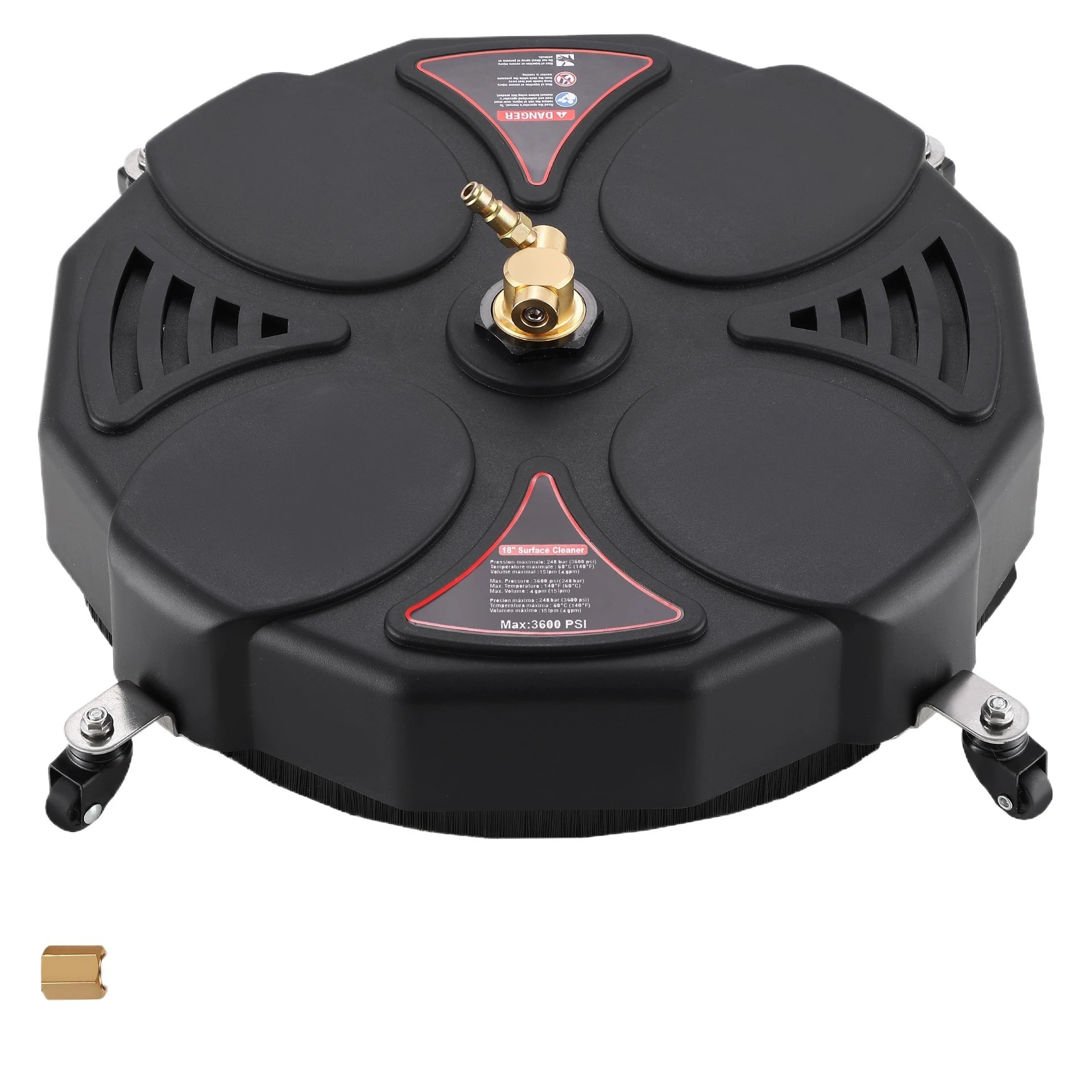 High pressure cleaner 13 inch round washing site multi-functional pavement courtyard cleaning tray