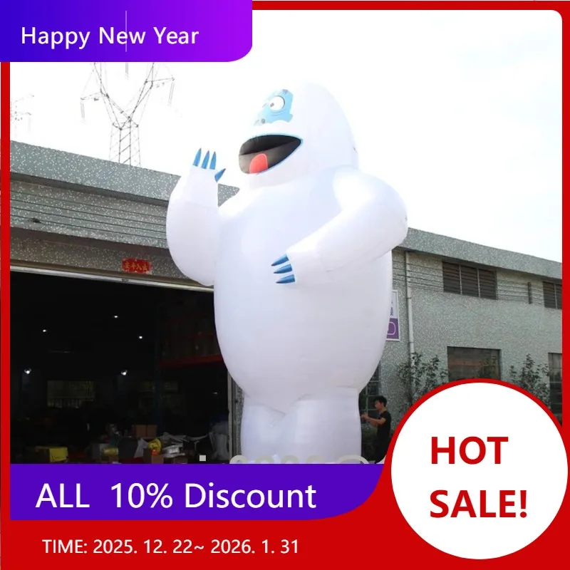 

【Hot Sale】New Inflatable Abominable Bumble Snowman With Led Lights Giant Yeti Inflatable Snow Monster For Outdoor Christmas Deco