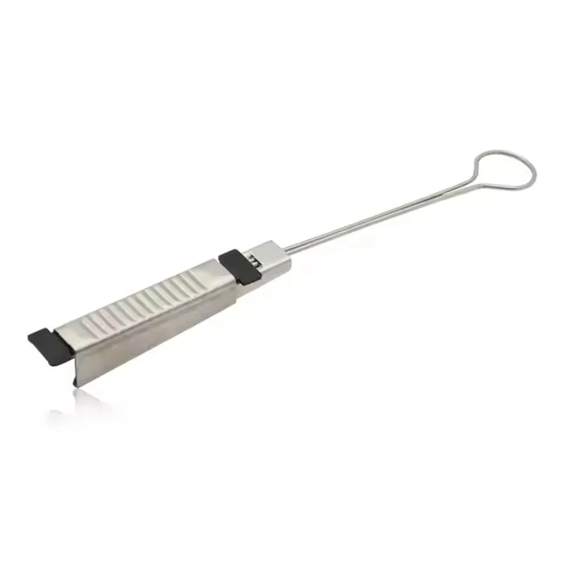 Stainless Steel Fast Tension Cable Clamp Professional Telecom Fastening Parts For FTTH Optical Fiber Cable Installation