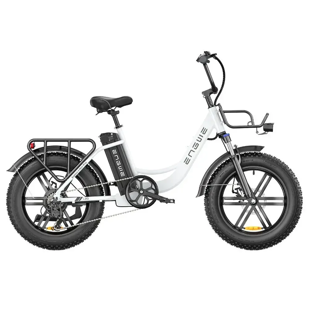 ENGWE L20 Electric Bike Mountain Bicycle 20*4.0 inch Fat Tire 250W Motor 25km/h Max Speed 48V 13Ah Battery 140km Mileage EBike