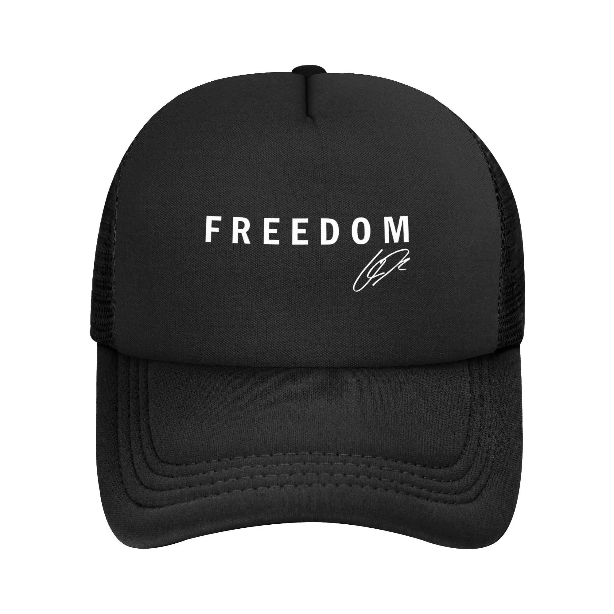 Freedom Charlie Kirk Signature Trucker Cap Unisex Aesthetic Letter Dad Hat Sun Hats Racing Cap  Snapback Caps Mesh Baseball Caps