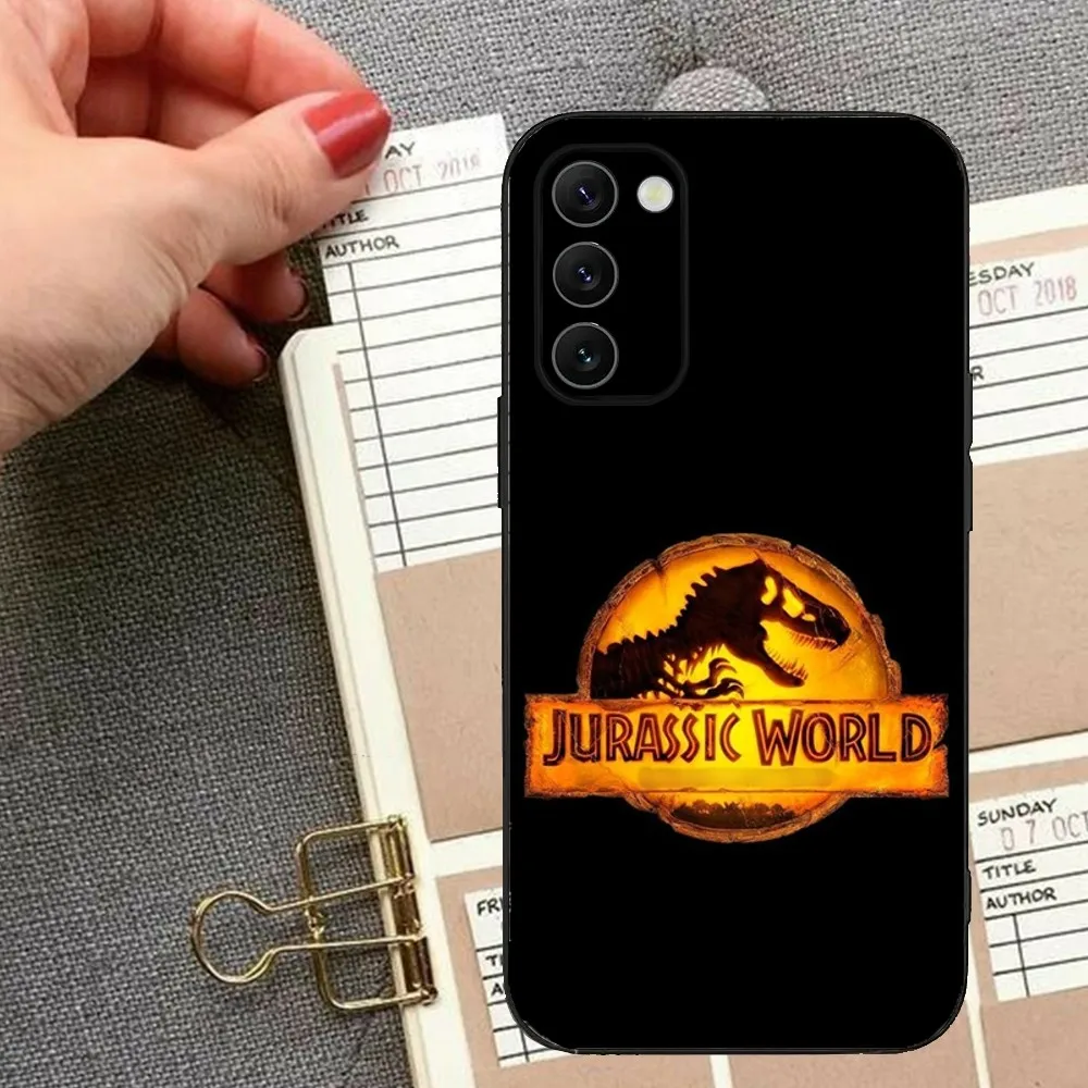 J-Jurassic Park Dinosaur World Phone Case for Samsung Galaxy A13,A21s,A22,A31,A32,A52,A53,A71,A80,A91, Soft Black Cover