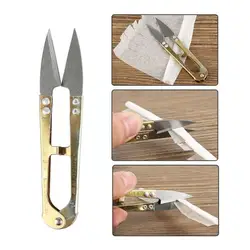 1 Pcs U Shaped Fishing Scissors Mini Fish Scissors Tools Cutter Fishing Application Colors Line of Different Embroidery Sci Y2V9