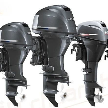 Four-stroke 20 horsepower, front handling, rear handling, outboard, on-board