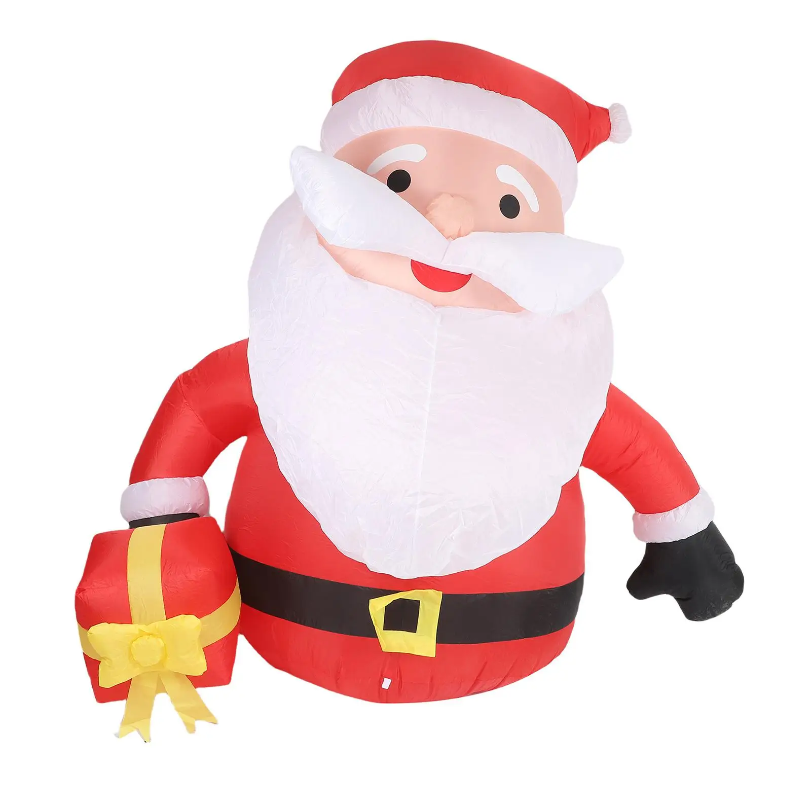 

5.91ft Christmas Inflatable Santa Claus Xmas Ornament Stylish Supplies Versatile Cute for Yard Holiday Stage Prop New Year