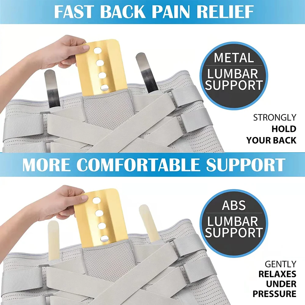 Back Brace for Lower Back Pain Relief -Back Support Belt for Women&Men,Lower Back Brace for Herniated Disc,Sciatica