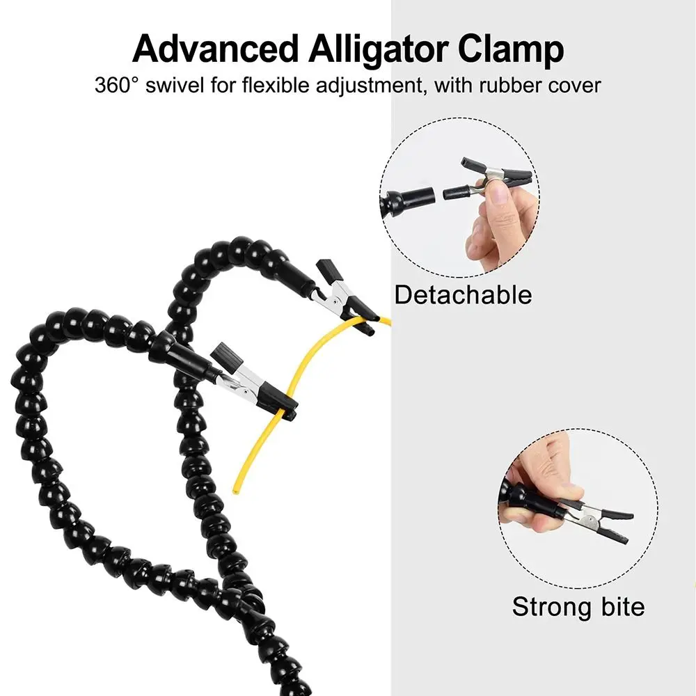 Novo suporte de solda ajustável multiuso estável suporte de ferro de solda antiderrapante braços flexíveis fabricação de jóias