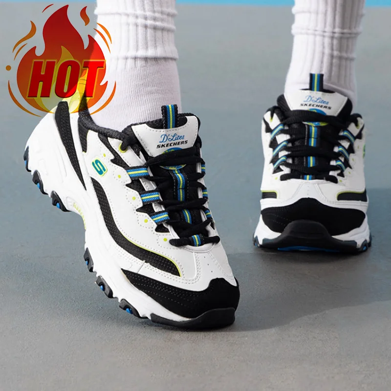 Skechers Women Panda Low Top Platform Sneakers Fashion Breathable Casual Shoes 896262-WBMT