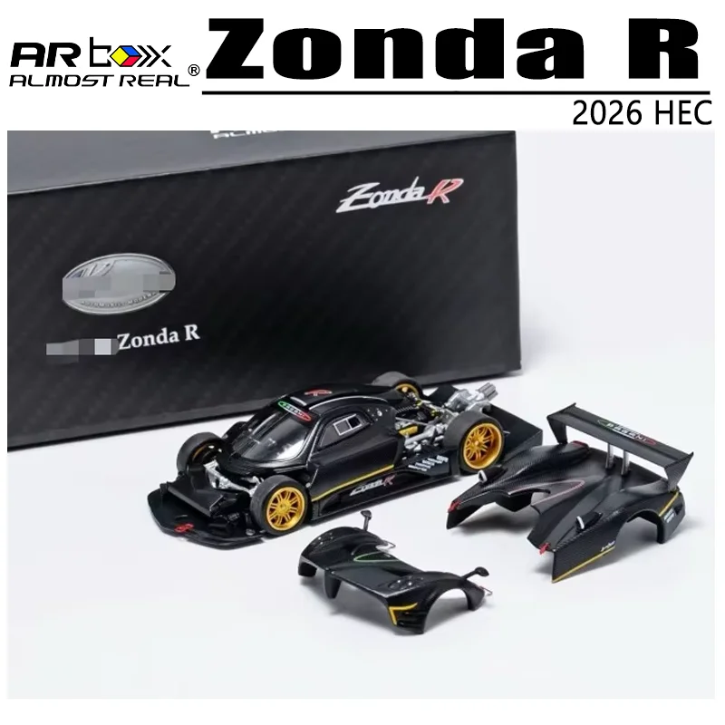 AR Box 1/64 Zonda R 2026 HEC Alloy Car Static Die Cast Vehicles Collection Model Car Toy