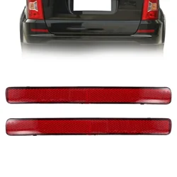 1 Pair Rear Bumper Reflector Red Lens Rear Bumper Reflector For Ssangyong For REXTON 06-17 For KYRON 07-11 Car Accessories