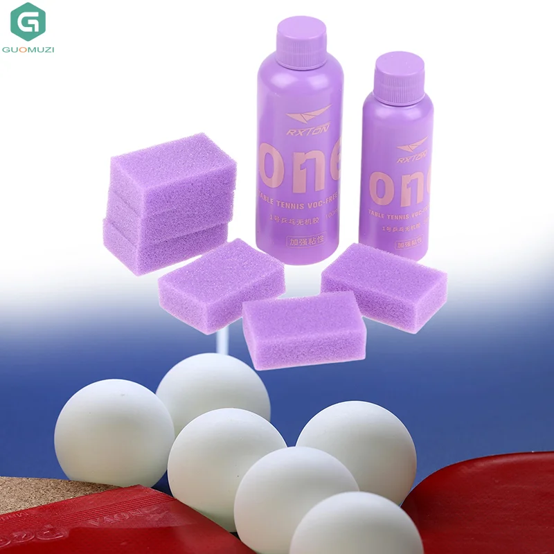

Профессиональный неорганический клей для настольного тенниса 50/100 мл, высокопрочный клей для накладок на ракетки с губкой для нанесения