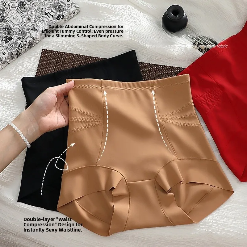 سراويل تنحيف البطن بطبقة مزدوجة قوية للغاية للنساء، ملابس داخلية لتنحيف البطن، سراويل رفع المؤخرة، سراويل فورية... #1