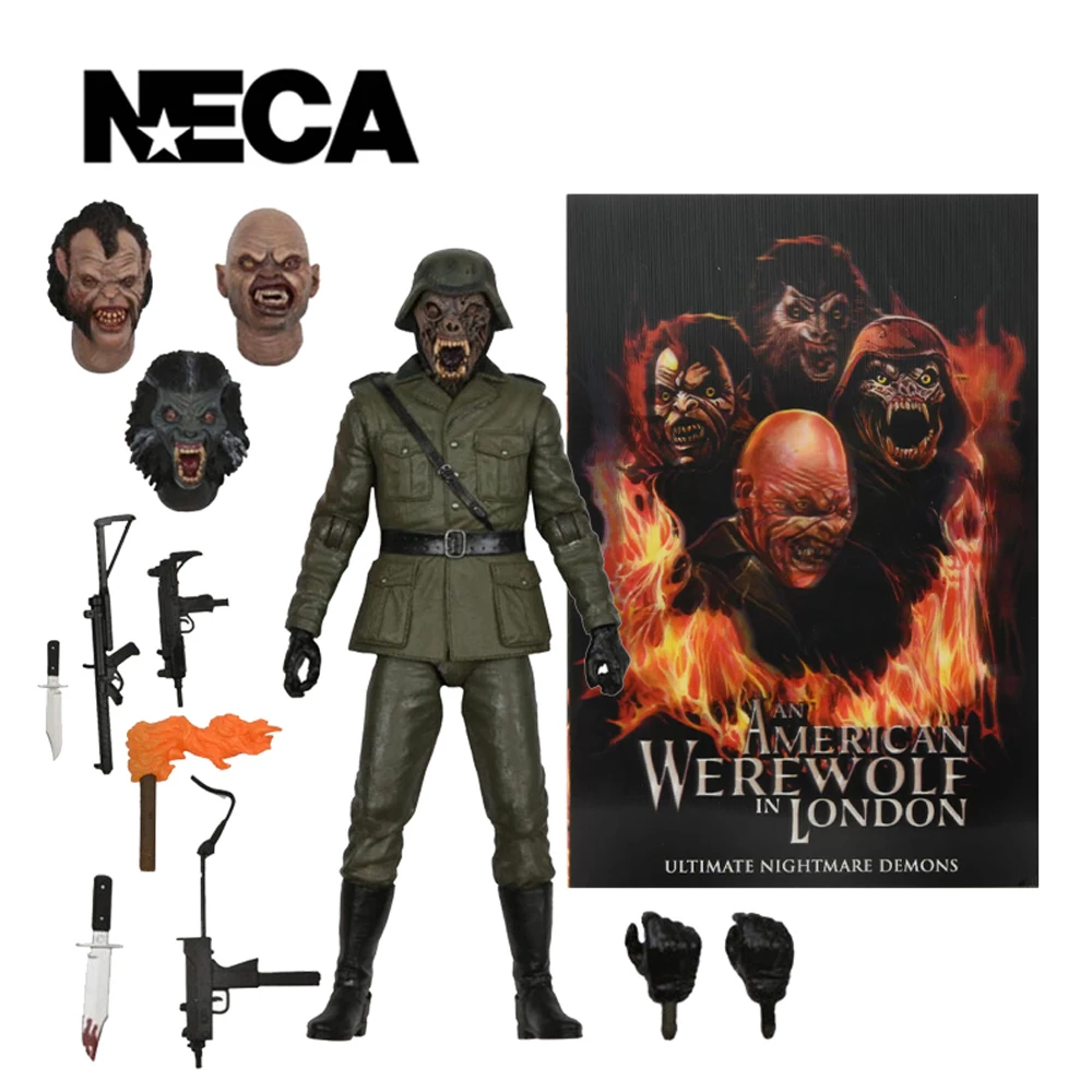 NECA American Werewolf in London: Nightmare Demon Ultimate 7" Action Figure NECA 100% Original Model Doll Garage Kit Horror toy