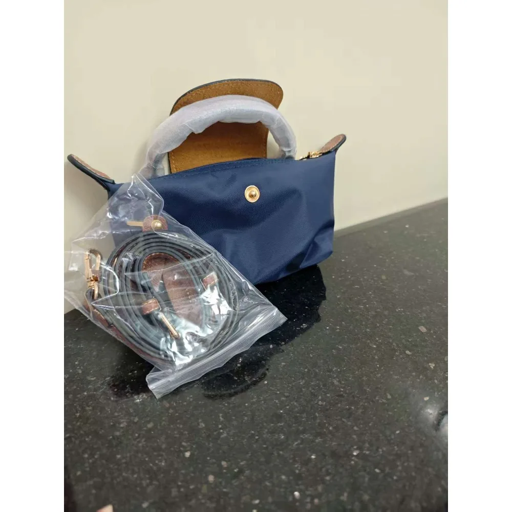 Classica mini borsa per gnocchi in nylon con manico singolo, borsa per cellulare, portamonete, borsa a tracolla, borsa a tracolla per ragazze