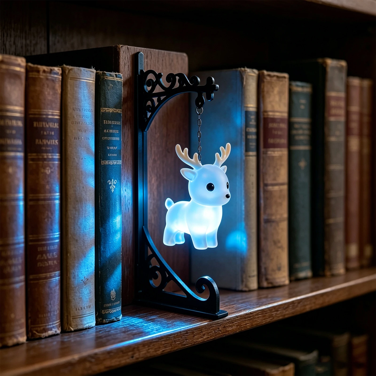 Iron Owl Bookend Lamp Metal Sh - Home Office And Library ulasan dan harga