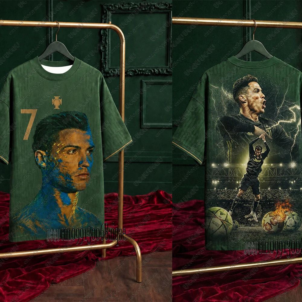 2026 New Ronaldo SIU Football Jersey For Kids Casual Sports T-shirt Fans Commemorative Edition Soccer Shirt Parent Child Jerseys