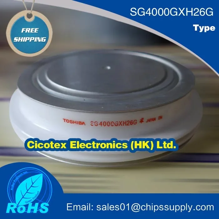 

SG4000GXH26G Модуль IGBT Кремниевый выпрямитель, 1200A 4500V GATE TURN-OFF SCR