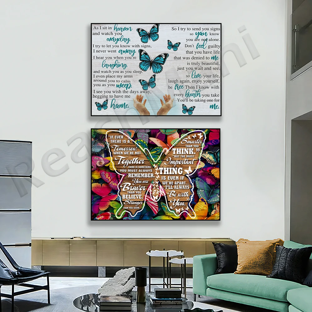 

Винтажный постер «сидя в небе», винтажный постер с изображением бабочки, «Небеса влюблена», винтажный постер с памятью, постер с памятью