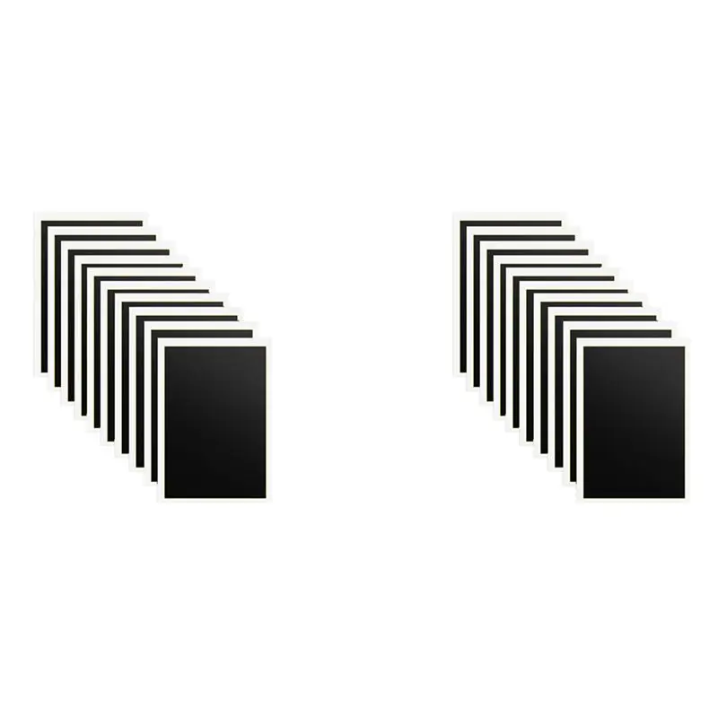 Laser Engraving Marking Paper, 20PCS Laser Color Paper For Laser Engraver, 15.4X10.6Inch Black For Metal Glass Ceramics-AT64