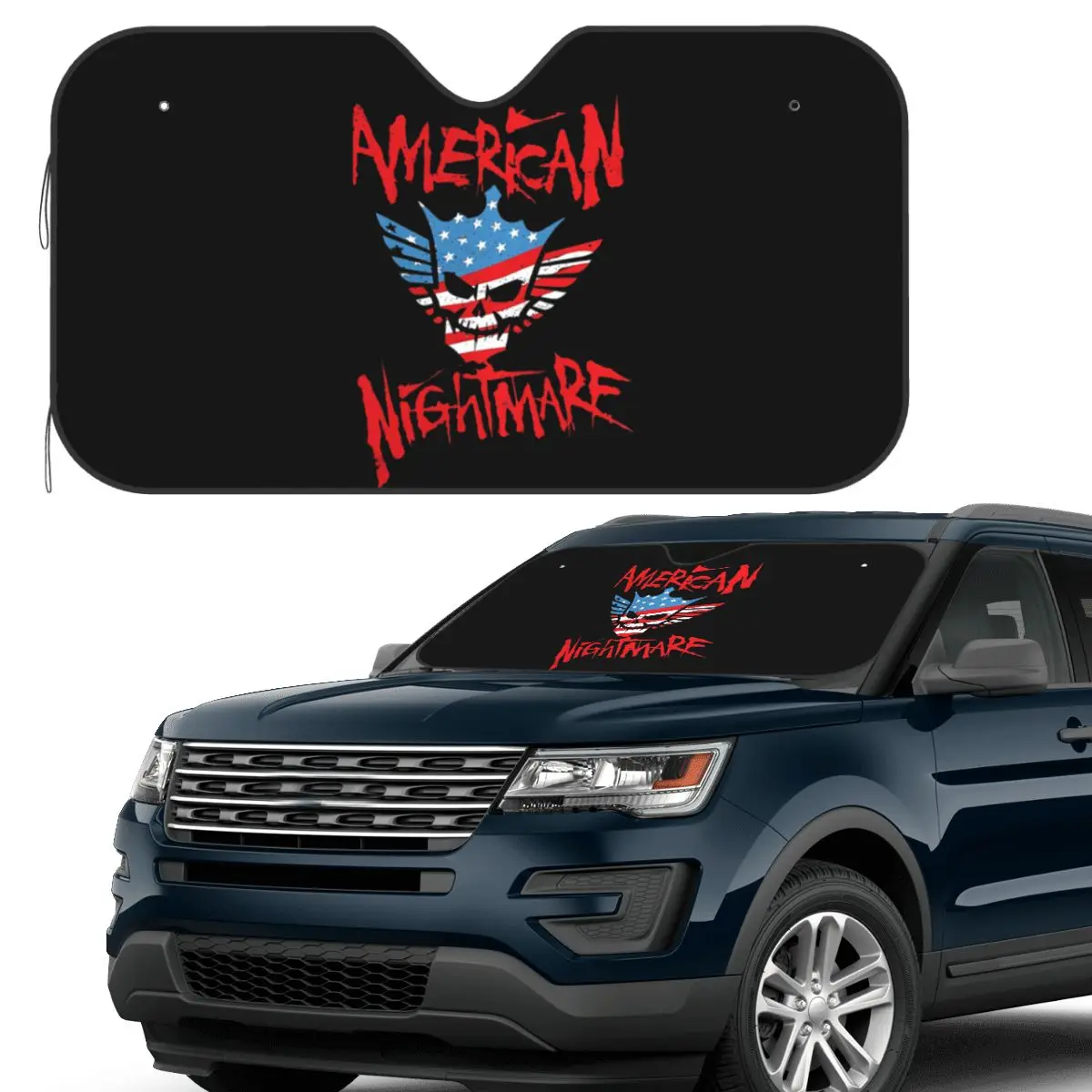 

Cody Rhodes Mes Sunshade Windscreen Car Front Windshield Window Sun Visor Accessories Covers