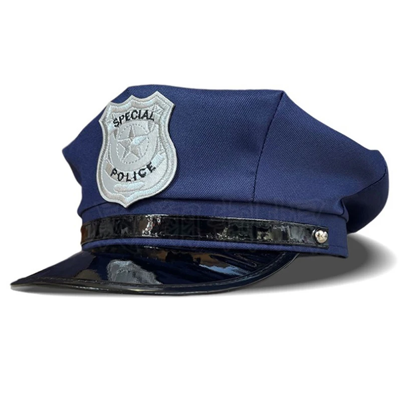 1Pc chłopcy chłopcy policjant policjant Cosplay impreza z okazji Halloween występy Y2k kapelusze